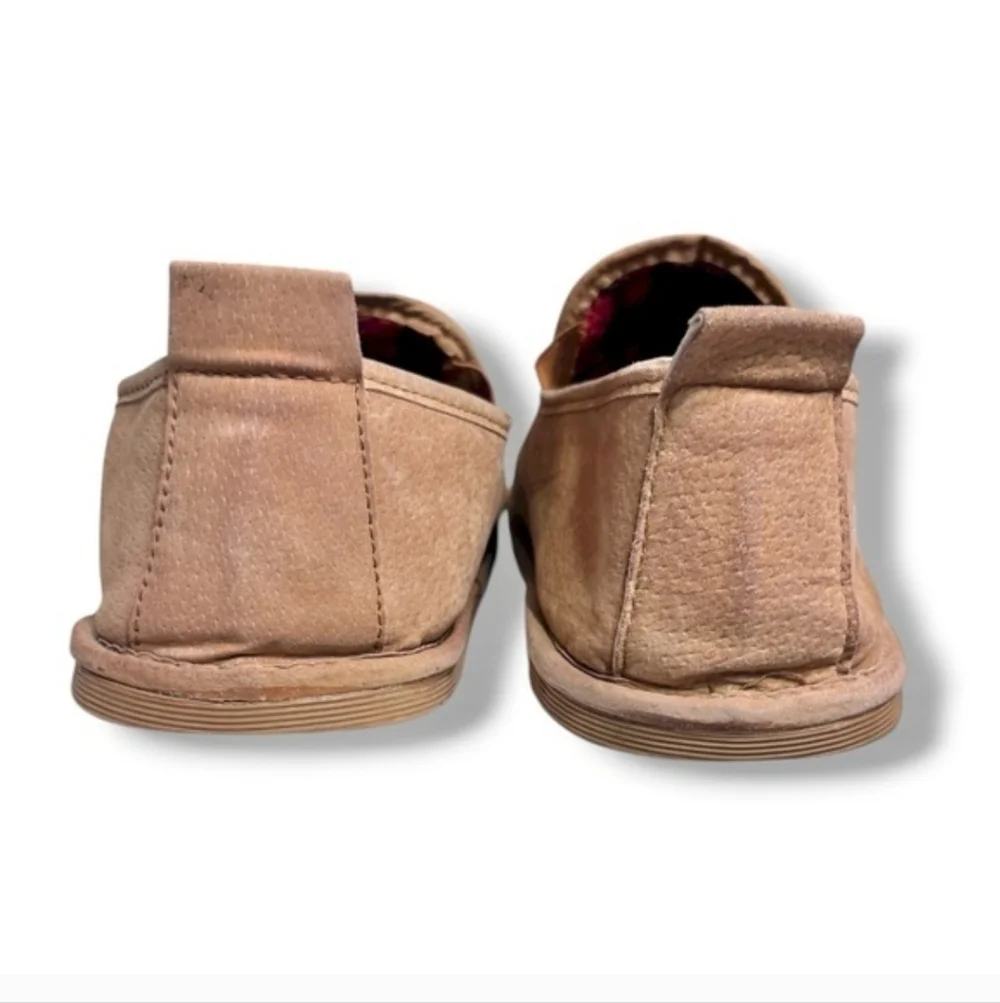 STAHEEKUM Tan Suede Flannel Lined Slipper Size 13